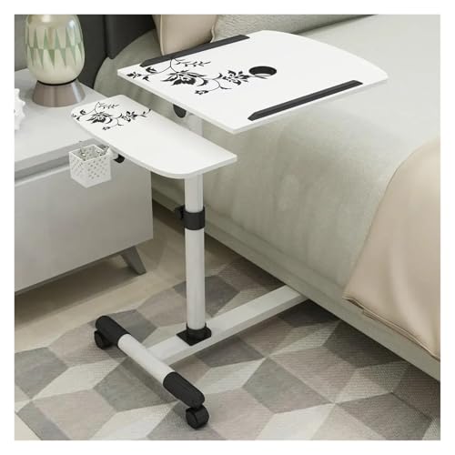 WEOKDFHA Klappbarer Nachttisch Klappbarer Betttisch, anhebbarer Notebooktisch, Computertisch, mobiler Nachttisch, Schlafsofa, Lernschreibtisch, klappbarer Laptoptisch, Verstellbarer Tisch(02) von WEOKDFHA