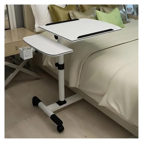 WEOKDFHA Klappbarer Nachttisch Klappbarer Betttisch, anhebbarer Notebooktisch, Computertisch, mobiler Nachttisch, Schlafsofa, Lernschreibtisch, klappbarer Laptoptisch, Verstellbarer Tisch(03) von WEOKDFHA