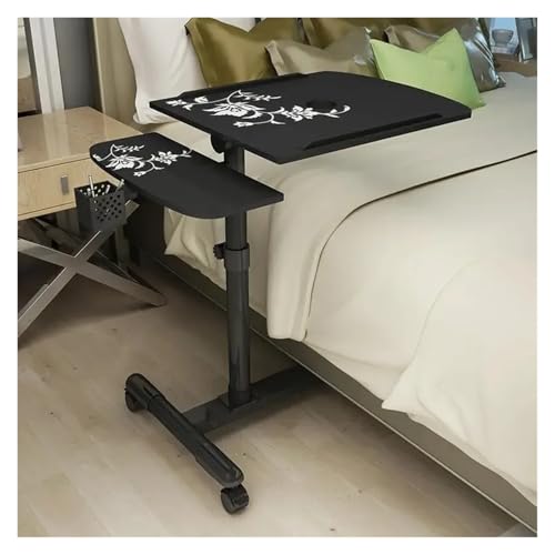 WEOKDFHA Klappbarer Nachttisch Klappbarer Betttisch, anhebbarer Notebooktisch, Computertisch, mobiler Nachttisch, Schlafsofa, Lernschreibtisch, klappbarer Laptoptisch, Verstellbarer Tisch(06) von WEOKDFHA