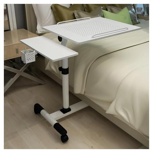 WEOKDFHA Klappbarer Nachttisch Klappbarer Betttisch, anhebbarer Notebooktisch, Computertisch, mobiler Nachttisch, Schlafsofa, Lernschreibtisch, klappbarer Laptoptisch, Verstellbarer Tisch(10) von WEOKDFHA