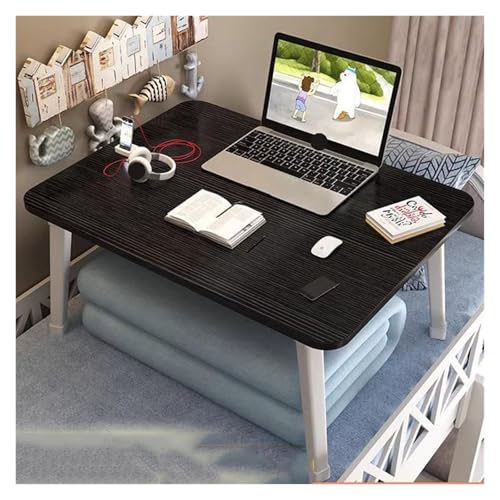 WEOKDFHA Klappbarer Nachttisch Klappbett Tisch Winkel Schreibtisch Tische Studie Klapp Holz Nachttisch Mesa Kleine(70x40x29cmBlack) von WEOKDFHA