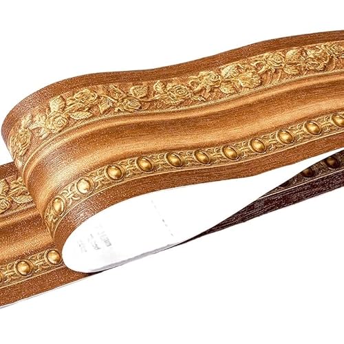 WEOKDFHA selbstklebende bordüre aufkleber 1 Rolle/Pack Taille Bordüre Wasserdichte Wandaufkleber 3D Relief Rustikale Fliesen Wohnzimmer Badezimmer 5M Länge Selbstklebende Linie(Light brown european) WEOKDFHA selbstklebende bordüre aufkleber 1 Rolle/Pack Taille Bordüre Wasserdichte Wandaufkleber 3D Relief Rustikale Fliesen Wohnzimmer Badezimmer 5M Länge Selbstklebende Linie(Light brown european) von WEOKDFHA