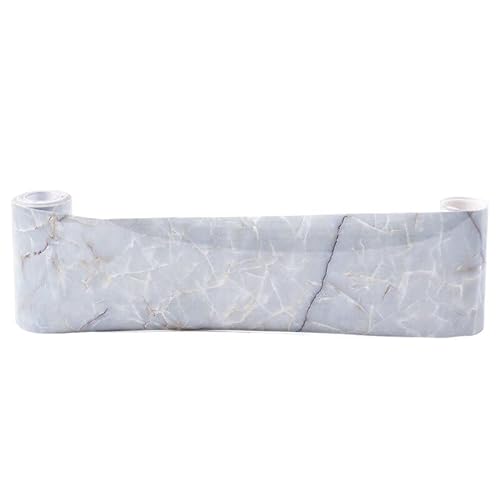 selbstklebende bordüre aufkleber 5 m Marmor selbstklebende Bordüren Wand Küche Retro Classic Bodenfliesen Taille Bordüre Aufkleber Wanddekoration Wohnzimmer(8) von WEOKDFHA