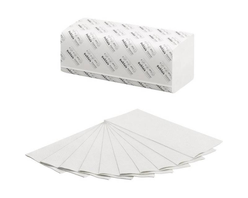 WEPA Papierhandtuch wepa Papierhandtücher 276520 smart Zick-Zack-Falzung 2-lagig 4.000 Tüc von WEPA