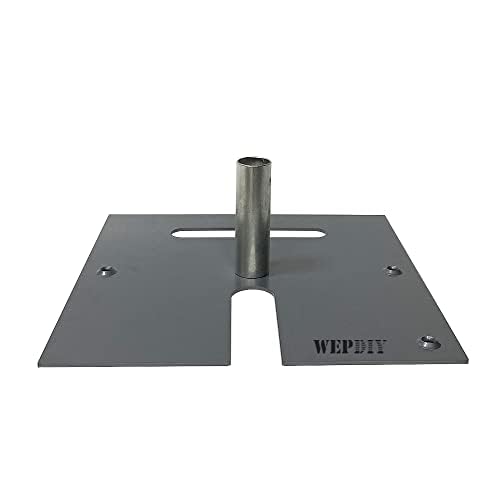 Rohr- und Drapiersysteme, dieser Sockel hält sicher jede aufrechte Stange mit fester Höhe von WEPDIY (1 Sockel, 6,8 kg) von WEPDIY