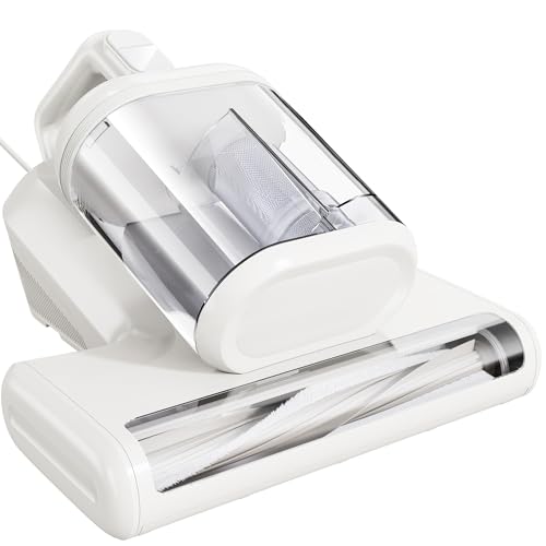 WEPMMJ Milbensauger für Matratzen mit UV Licht - 15KPa 4 in 1 Milbenstaubsauger mit 60℃ Heißluftfunktion HEPA-Filter Matratzenreiniger Gerät Matratzensauger für Bett, Sofa, Allergiker von WEPMMJ