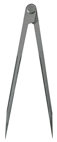 Spitzzirkel mit Nietscharnier DIN 6486 aus Stahl, Länge: 150 mm von WEPO
