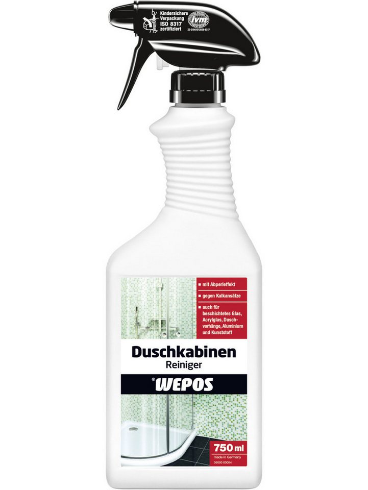 WEPOS CHEMIE GMBH Wepos Dusch- und Badreiniger 750 ml Badreiniger WEPOS CHEMIE GMBH Wepos Dusch- und Badreiniger 750 ml Badreiniger von WEPOS CHEMIE GMBH