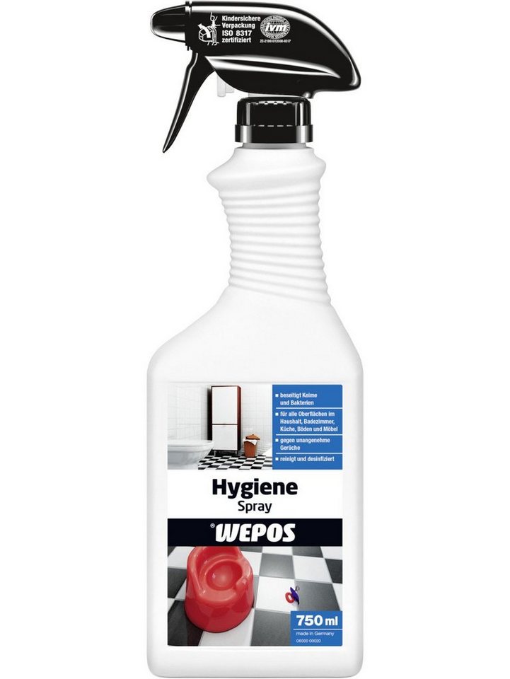 WEPOS CHEMIE GMBH Wepos Hygienespray & Desinfektionsspray Universalreiniger von WEPOS CHEMIE GMBH