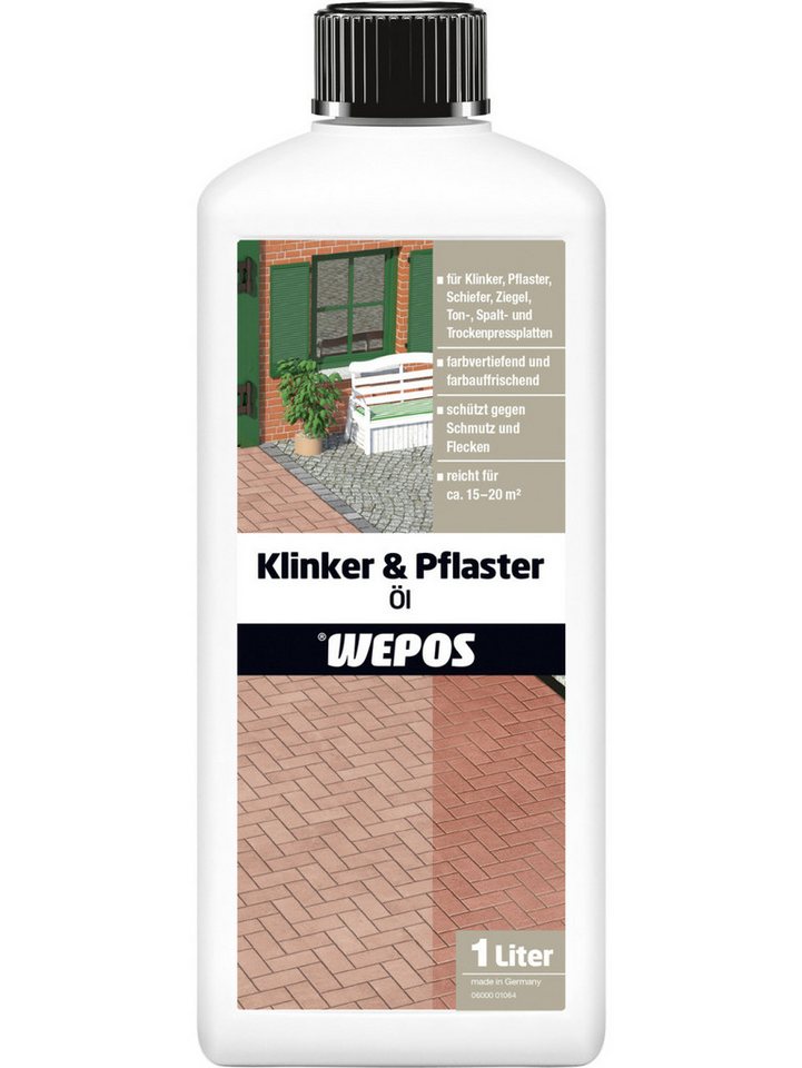 WEPOS CHEMIE GMBH Wepos Klinker- und Pflaster Öl 1 L Universalreiniger WEPOS CHEMIE GMBH Wepos Klinker- und Pflaster Öl 1 L Universalreiniger von WEPOS CHEMIE GMBH