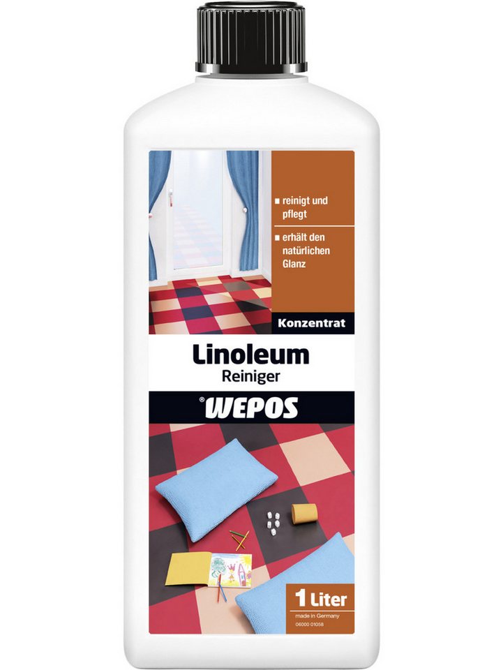 WEPOS CHEMIE GMBH Wepos Linoleumreiniger 1 L Vinyl- und Designbodenreiniger WEPOS CHEMIE GMBH Wepos Linoleumreiniger 1 L Vinyl- und Designbodenreiniger von WEPOS CHEMIE GMBH
