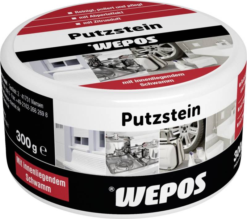 WEPOS CHEMIE GMBH Wepos Putzstein 300 g Universalreiniger WEPOS CHEMIE GMBH Wepos Putzstein 300 g Universalreiniger von WEPOS CHEMIE GMBH