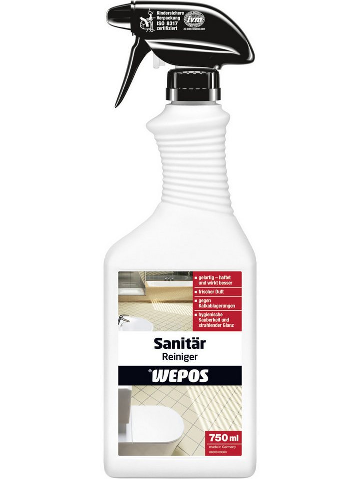 WEPOS CHEMIE GMBH Wepos Sanitärreiniger 750 ml Badreiniger von WEPOS CHEMIE GMBH