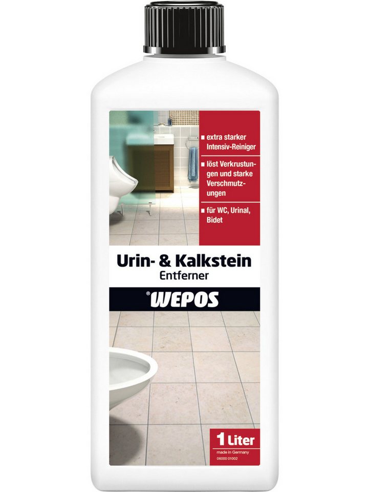 WEPOS CHEMIE GMBH Wepos Urin- und Kalksteinentferner 1 L Badreiniger WEPOS CHEMIE GMBH Wepos Urin- und Kalksteinentferner 1 L Badreiniger von WEPOS CHEMIE GMBH