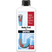 Wepos Rohrfreigel für Küche und Bad 1 l Rohrreiniger Rohrreinigung Rohrfrei Gel Wepos Rohrfreigel für Küche und Bad 1 l Rohrreiniger Rohrreinigung Rohrfrei Gel von WEPOS CHEMIE