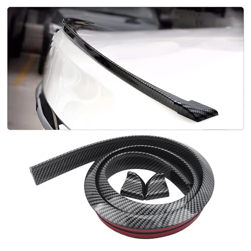 WEQTYSAB Auto Heckspoiler, für Mercedes C-Class 2007-2015 [W204] Heckdiffusor Canards Splitter Lip Kit Auto Heckspoiler FlüGel Styling Modification Zubehör,B von WEQTYSAB