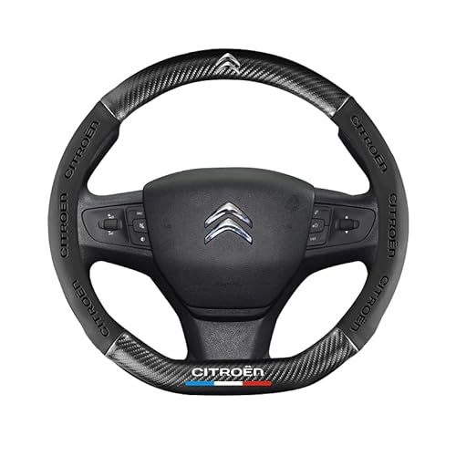 WEQTYSAB Auto Lenkradbezug, für Citroen C4 II Grand Picasso 2016-2018 Anti Rutsch Atmungsaktiv Lenkradabdeckung Geruch frei Lenkradbezug Lenkradschoner WEQTYSAB Auto Lenkradbezug, für Citroen C4 II Grand Picasso 2016-2018 Anti Rutsch Atmungsaktiv Lenkradabdeckung Geruch frei Lenkradbezug Lenkradschoner von WEQTYSAB