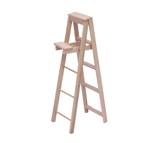 WEQYFDC Mini Holz Klapp Leiter Miniatur Zubehör Simulation Möbel Modell for Home Dekoration WEQYFDC Mini Holz Klapp Leiter Miniatur Zubehör Simulation Möbel Modell for Home Dekoration von WEQYFDC