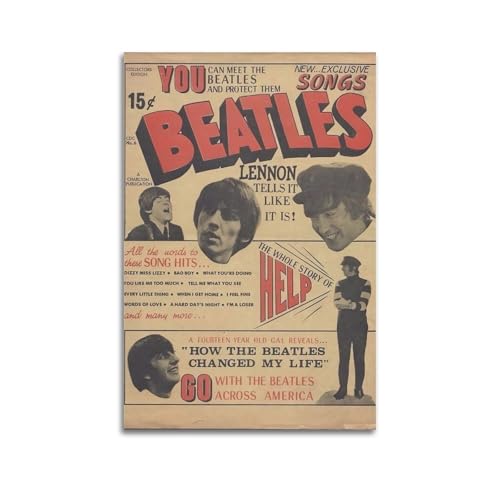 WEQYWEY Erik Poster auf Leinwand, Motiv: The Beatles Abbey Road, Vintage-Musik und Filme, ästhetisches Poster, dekoratives Gemälde, Wohnzimmer, Schlafzimmer, 30 x 45 cm, ungerahmt, 20 Stück WEQYWEY Erik Poster auf Leinwand, Motiv: The Beatles Abbey Road, Vintage-Musik und Filme, ästhetisches Poster, dekoratives Gemälde, Wohnzimmer, Schlafzimmer, 30 x 45 cm, ungerahmt, 20 Stück von WEQYWEY