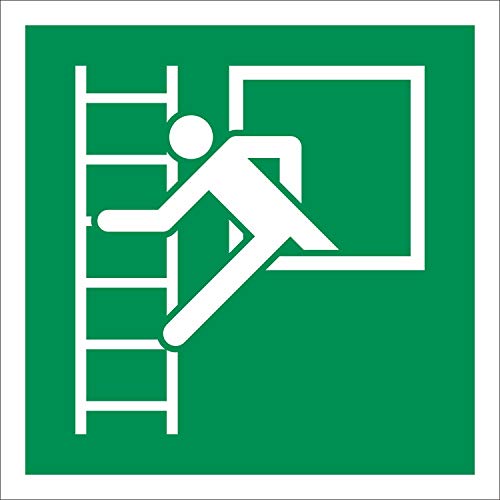 Notausstieg Rettungszeichen Rettungswegschild Schild Nachleuchtend ASR A1.3 200 x 200 mm Notausstieg Rettungszeichen Rettungswegschild Schild Nachleuchtend ASR A1.3 200 x 200 mm von Werbepunkt.