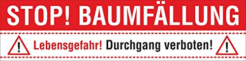 PVC Werbebanner Banner Plane Baumfällung Baumfällarbeiten Waldarbeiten mit Ösen, 2000 x 500 mm PVC Werbebanner Banner Plane Baumfällung Baumfällarbeiten Waldarbeiten mit Ösen, 2000 x 500 mm von WERBEPUNKT.