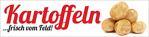 PVC Werbebanner Banner Plane "Kartoffeln" mit Ösen, 2000 x 500 mm von WERBEPUNKT.