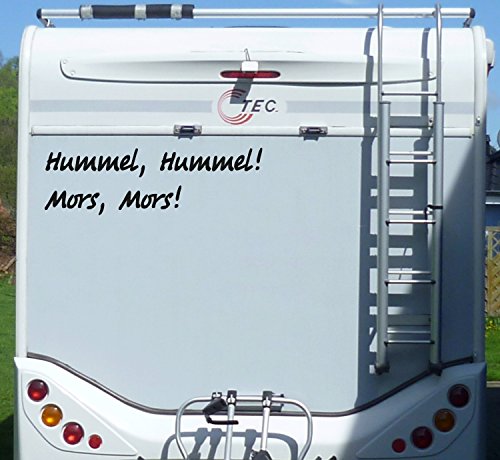 WERBEPUNKT. Aufkleber Hummel Hummel Mors Mors Wohnmobil Wohnwagen Camping Caravan Auto - 100 cm/Weiß WERBEPUNKT. Aufkleber Hummel Hummel Mors Mors Wohnmobil Wohnwagen Camping Caravan Auto - 100 cm/Weiß von WERBEPUNKT.