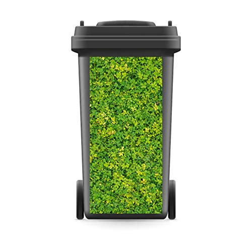 WERBEPUNKT. Mülltonnenaufkleber Mülltonne Mülleimer Abfalltonne Sticker Hecke Strauch - 800 x 370 mm von WERBEPUNKT.