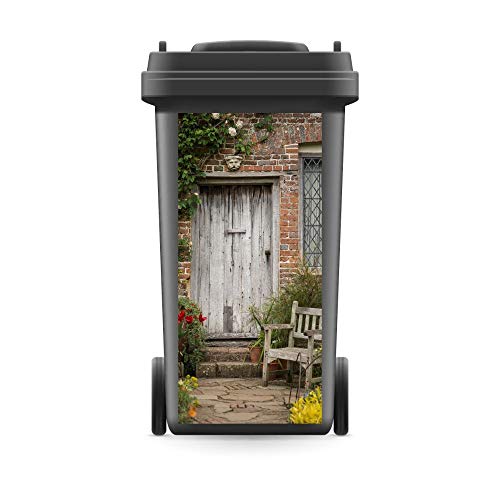 WERBEPUNKT. Mülltonnenaufkleber Mülltonne Mülleimer Abfalltonne Sticker Tür Holzstuhl Garten - 720 x 320 mm WERBEPUNKT. Mülltonnenaufkleber Mülltonne Mülleimer Abfalltonne Sticker Tür Holzstuhl Garten - 720 x 320 mm von WERBEPUNKT.