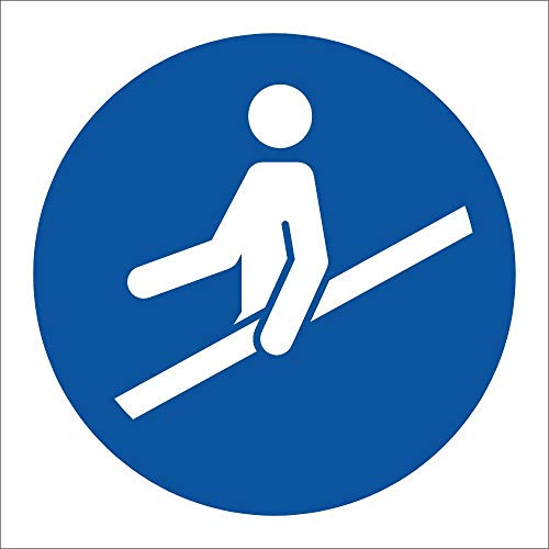 WERBEPUNKT. Schild Handlauf benutzen Gebotsschild Hinweisschild 200 x 200 mm WERBEPUNKT. Schild Handlauf benutzen Gebotsschild Hinweisschild 200 x 200 mm von WERBEPUNKT.