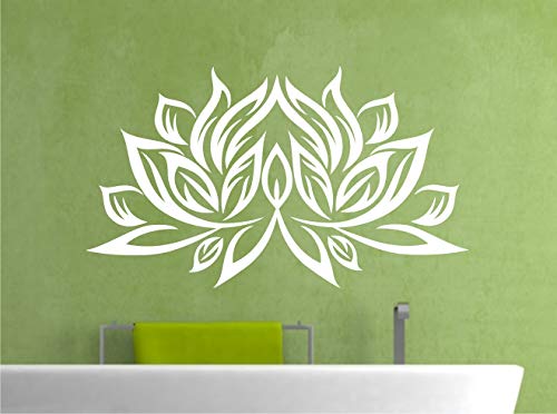 WERBUNGkreativ Wandtattoo Lotusblume Blume Blüte Lotusblüte Wandaufkleber Aufkleber Lotus Mandala 60 x 100 cm in 33 Farben matt oder glänzend von WERBUNGkreativ