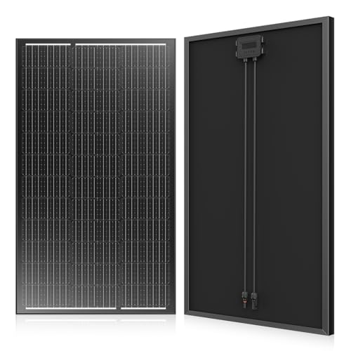 WERCHTAY 120w Solarpanel, Hohe Effizienz Monocrystalline Solarmodul, Full Black Aluminium Frame Solar Panel, 12V/24V PV Modul Ideal for Balkonkraftwerk, Wohnmobil, Garden Shed, Boot (120w) WERCHTAY 120w Solarpanel, Hohe Effizienz Monocrystalline Solarmodul, Full Black Aluminium Frame Solar Panel, 12V/24V PV Modul Ideal for Balkonkraftwerk, Wohnmobil, Garden Shed, Boot (120w) von WERCHTAY