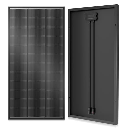 solarpanel 200w, N-Type Monocrystalline Solar Panel, SMBB Technologie, Solarmodul mit Hocheffizientes Aluminiumrahmen, 12V/24V PV Modul für Balkonkraftwerk, Wohnmobil, Gartenhäuse, Boot von WERCHTAY