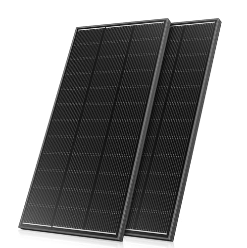 400w Solarpanel 12V/18V, Monokristalline solar panel N-Type, Hocheffizientes Aluminiumrahme, SMBB Technologie, PV Modul 2x200 watt Solarmodul für Balkonkraftwerk, Hausdach, Wohnmobil, Boot (Schwarz) 400w Solarpanel 12V/18V, Monokristalline solar panel N-Type, Hocheffizientes Aluminiumrahme, SMBB Technologie, PV Modul 2x200 watt Solarmodul für Balkonkraftwerk, Hausdach, Wohnmobil, Boot (Schwarz) von WERCHTAY