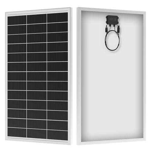 WERCHTAY 12V Solarpanel 200w Monokristallines, Solarmodul mit Hocheffizientes Aluminiumrahmen, SMBB Technologie, PV Modul für Batterien, Boot, Wohnmobile, Gartenhäuse, Haus (200 Watt) von WERCHTAY
