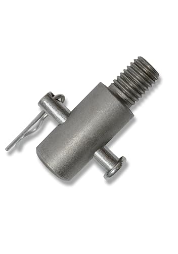 WERHE® Adapter M14 für Erdbohrer mit SchnellwechselBolzen, M14 RÜHRWERKSADAPTER BODENBOHRMASCHINE, SCHNECKE, Betonrührer von WERHE