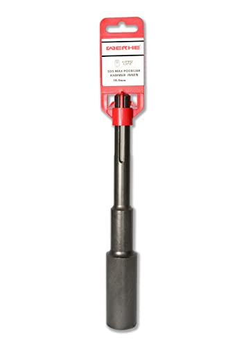 WERHE ® 16,5x35x257 Professional verstärkt Erdnageleintreiber Jack Hammer Picket Pfosten Driver Treiber SDS Max von WERHE