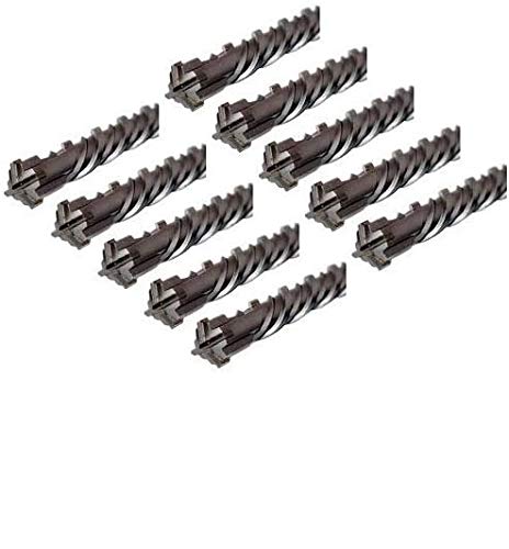 WERHE Betonbohrer SDS PLUS 10x210mm 10tlg. – Hammerbohrer für Beton und Ziegel – 4-Schneiden von WERHE