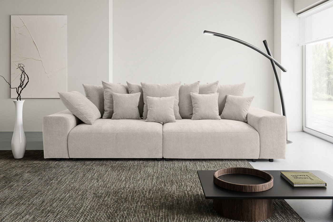 WERK2 Big-Sofa Maxi B, Breite 290 cm, Maximaler Kuschelkomfort: XXL-Sofa mit 78 cm Sitztiefe & 12 Kissen WERK2 Big-Sofa Maxi B, Breite 290 cm, Maximaler Kuschelkomfort: XXL-Sofa mit 78 cm Sitztiefe & 12 Kissen von WERK2