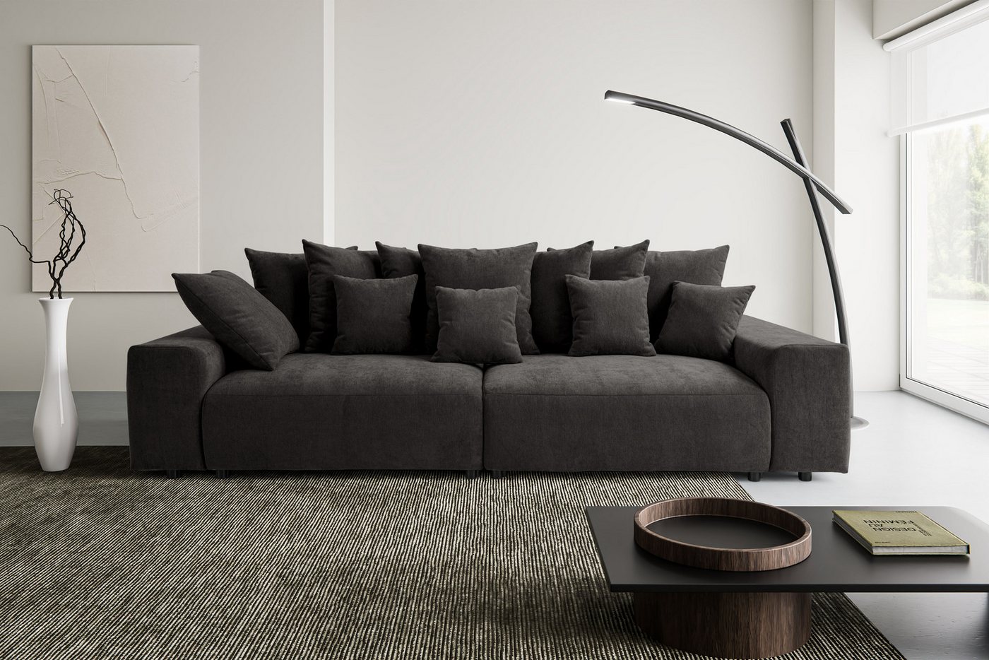 WERK2 Big-Sofa Maxi B, Breite 290 cm, Maximaler Kuschelkomfort: XXL-Sofa mit 78 cm Sitztiefe & 12 Kissen WERK2 Big-Sofa Maxi B, Breite 290 cm, Maximaler Kuschelkomfort: XXL-Sofa mit 78 cm Sitztiefe & 12 Kissen von WERK2
