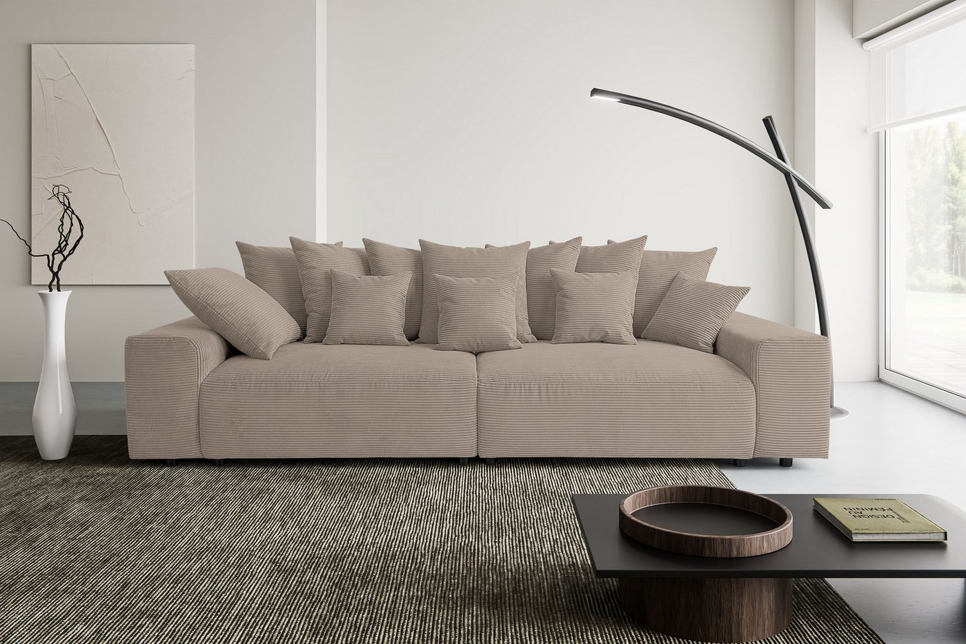 WERK2 Big-Sofa Maxi B, Breite 290 cm, Maximaler Kuschelkomfort: XXL-Sofa mit 78 cm Sitztiefe & 12 Kissen WERK2 Big-Sofa Maxi B, Breite 290 cm, Maximaler Kuschelkomfort: XXL-Sofa mit 78 cm Sitztiefe & 12 Kissen von WERK2