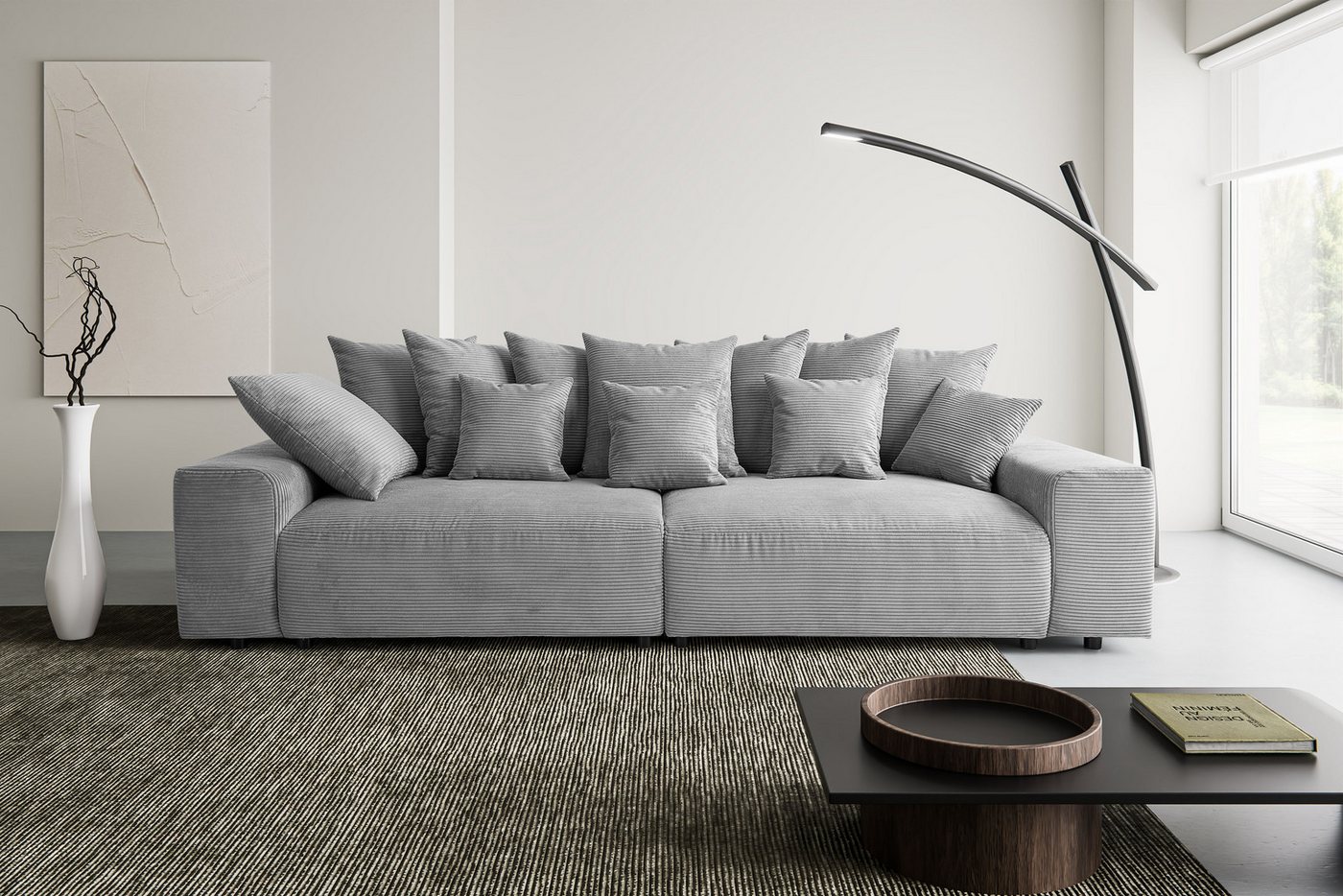WERK2 Big-Sofa Maxi B, Breite 290 cm, Maximaler Kuschelkomfort: XXL-Sofa mit 78 cm Sitztiefe & 12 Kissen WERK2 Big-Sofa Maxi B, Breite 290 cm, Maximaler Kuschelkomfort: XXL-Sofa mit 78 cm Sitztiefe & 12 Kissen von WERK2