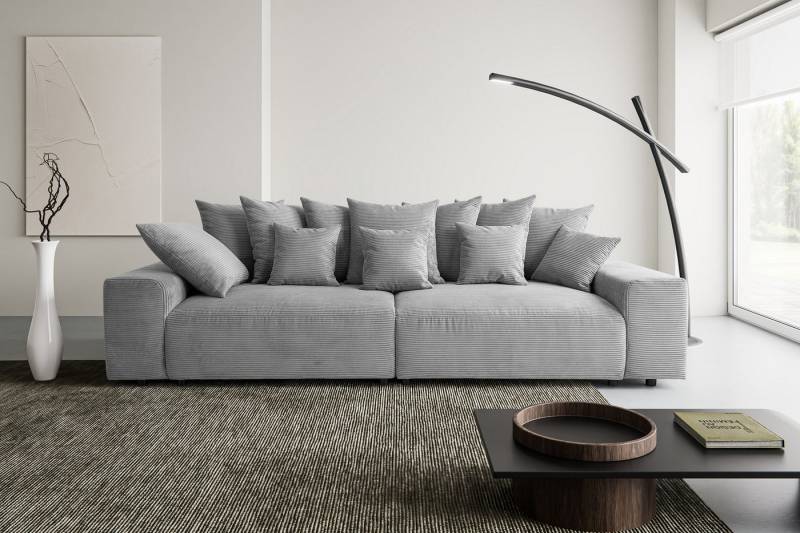 WERK2 Big-Sofa Maxi B, Breite 290 cm, Maximaler Kuschelkomfort: XXL-Sofa mit 78 cm Sitztiefe & 12 Kissen von WERK2