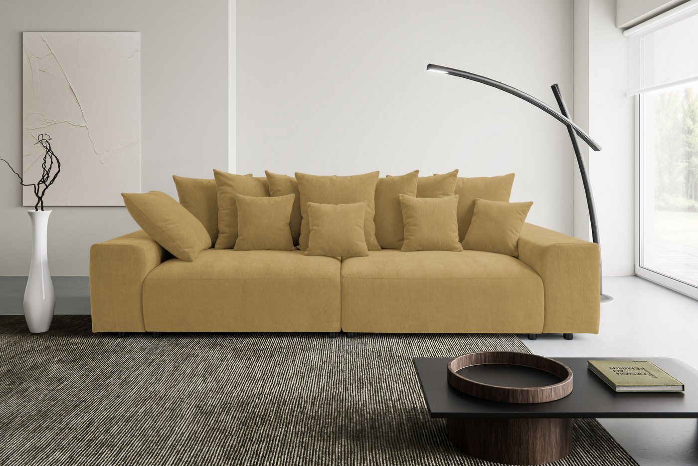WERK2 Big-Sofa Maxi B, Breite 290 cm, Maximaler Kuschelkomfort: XXL-Sofa mit 78 cm Sitztiefe & 12 Kissen WERK2 Big-Sofa Maxi B, Breite 290 cm, Maximaler Kuschelkomfort: XXL-Sofa mit 78 cm Sitztiefe & 12 Kissen von WERK2