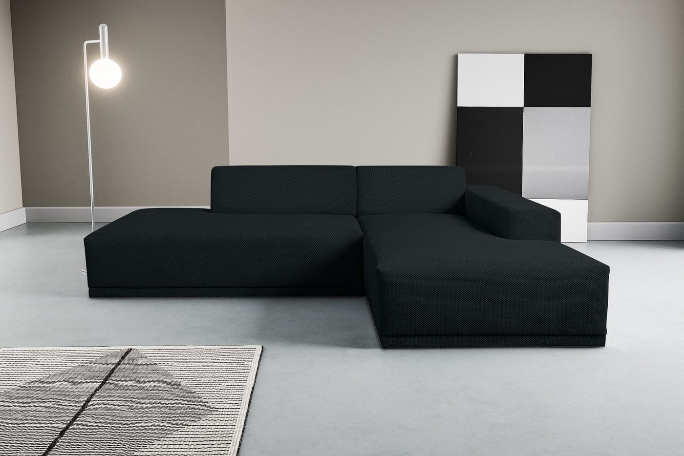 WERK2 Ecksofa Apollo, hoher Sitzkomfort, aktuelles Design, Breite 264cm, L-Form, Puristisches Design mit maximalem Komfort WERK2 Ecksofa Apollo, hoher Sitzkomfort, aktuelles Design, Breite 264cm, L-Form, Puristisches Design mit maximalem Komfort von WERK2
