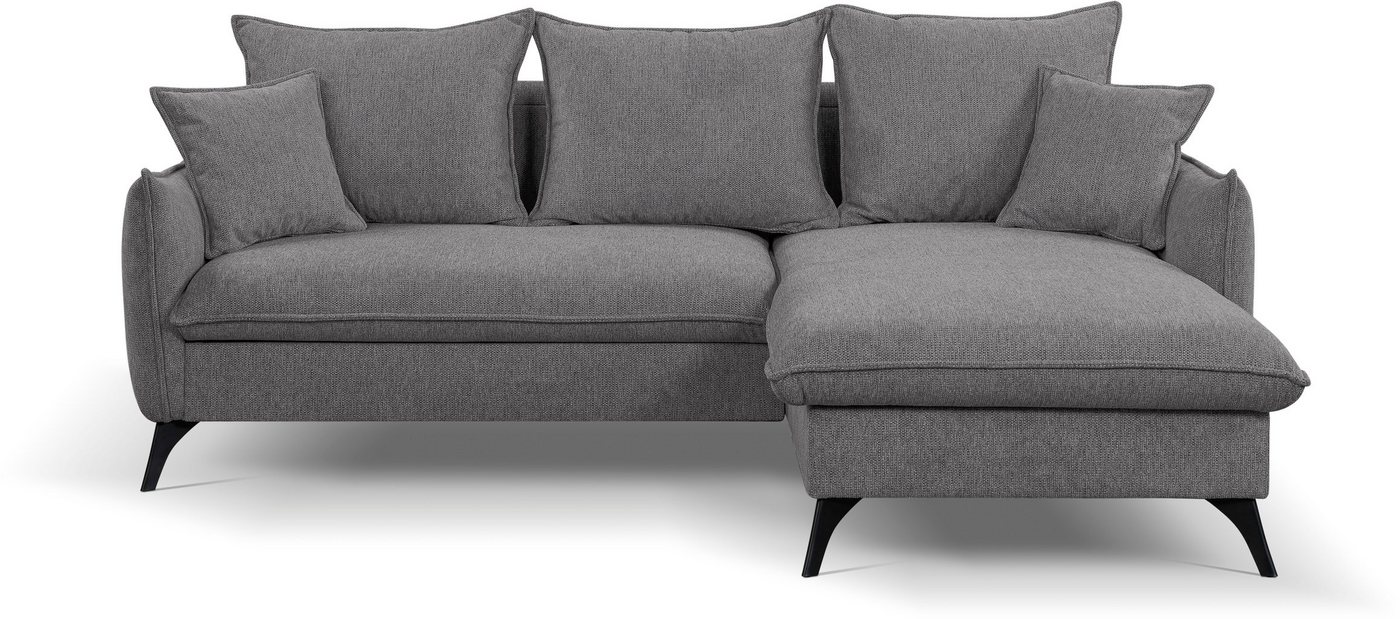 WERK2 Ecksofa Modica L-Form, Minimalistisches Ecksofa mit Schlaffunktion & Bettkasten von WERK2