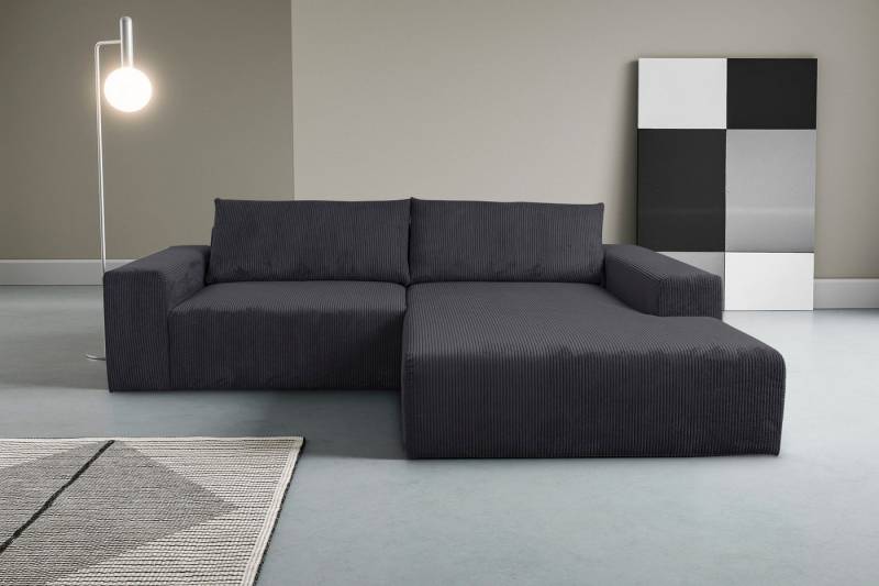 WERK2 Ecksofa Rio, elegant und bequem, Breite 262cm, L-Form, Puristisches Design mit maximalem Komfort von WERK2