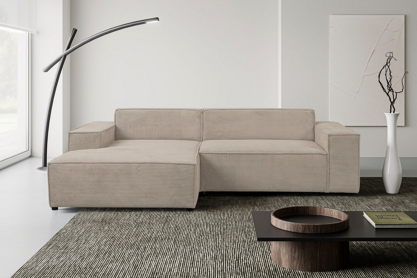 WERK2 Ecksofa Trento, L-Form, Breite 268 cm, Trento – Sofa mit Eleganz, Komfort und klaren Linien für jeden Raum WERK2 Ecksofa Trento, L-Form, Breite 268 cm, Trento – Sofa mit Eleganz, Komfort und klaren Linien für jeden Raum von WERK2