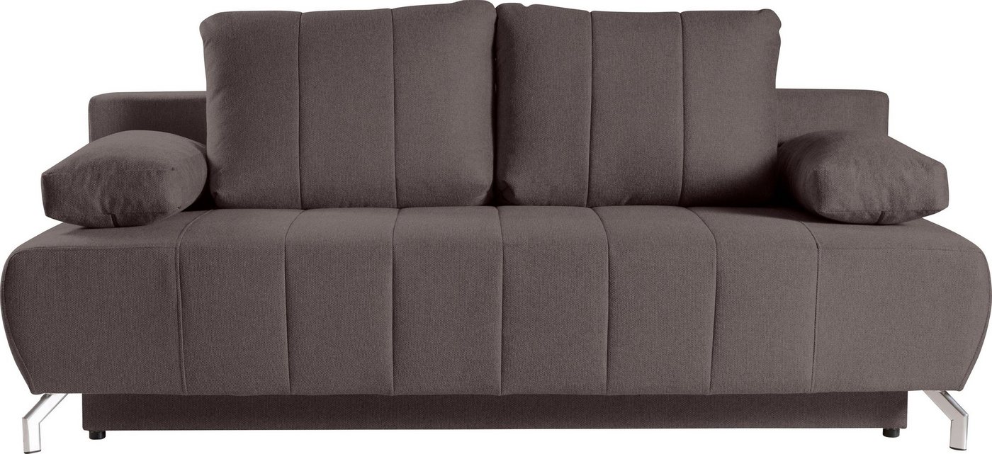 WERK2 Schlafsofa Troya, 2-Sitzer Sofa und Schlafcouch mit Federkern & Bettkasten von WERK2