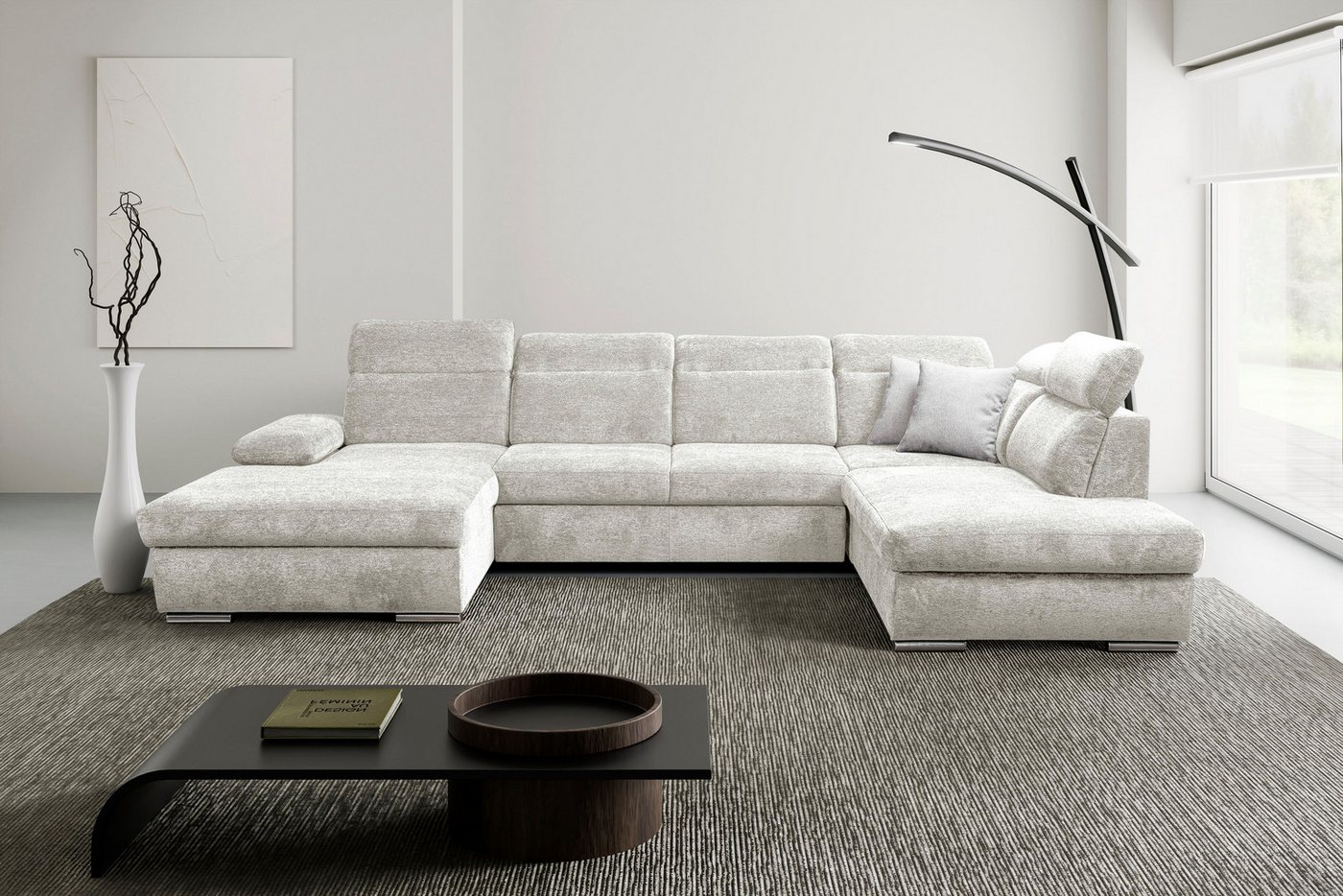 WERK2 Wohnlandschaft Cordoba inkl. Bett, Bettkasten und Kopfteilfunktion, Breite 359cm WERK2 Wohnlandschaft Cordoba inkl. Bett, Bettkasten und Kopfteilfunktion, Breite 359cm von WERK2